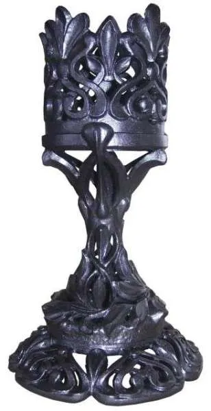 Подсвечник "Кружева" патина