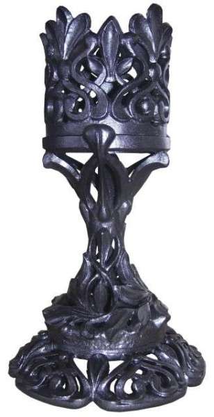 Подсвечник "Кружева" патина